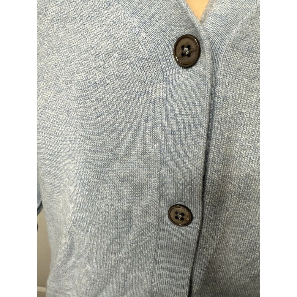 Gap Light Blue Cardigan Sweater  Very Soft Medium - Picture 5 of 9